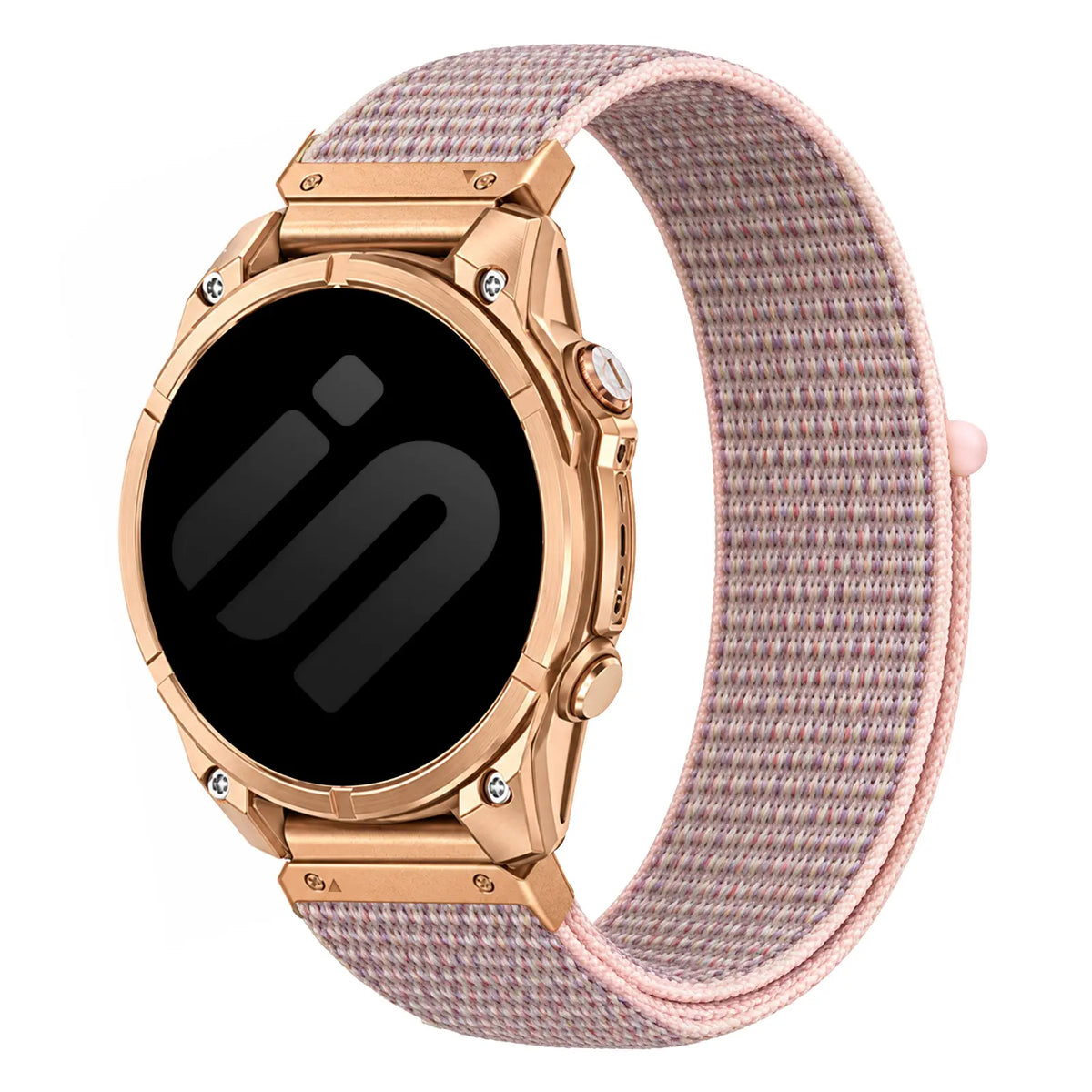 Garmin Fenix 5s/6s Premium Nylon Strap (Pink Sand)