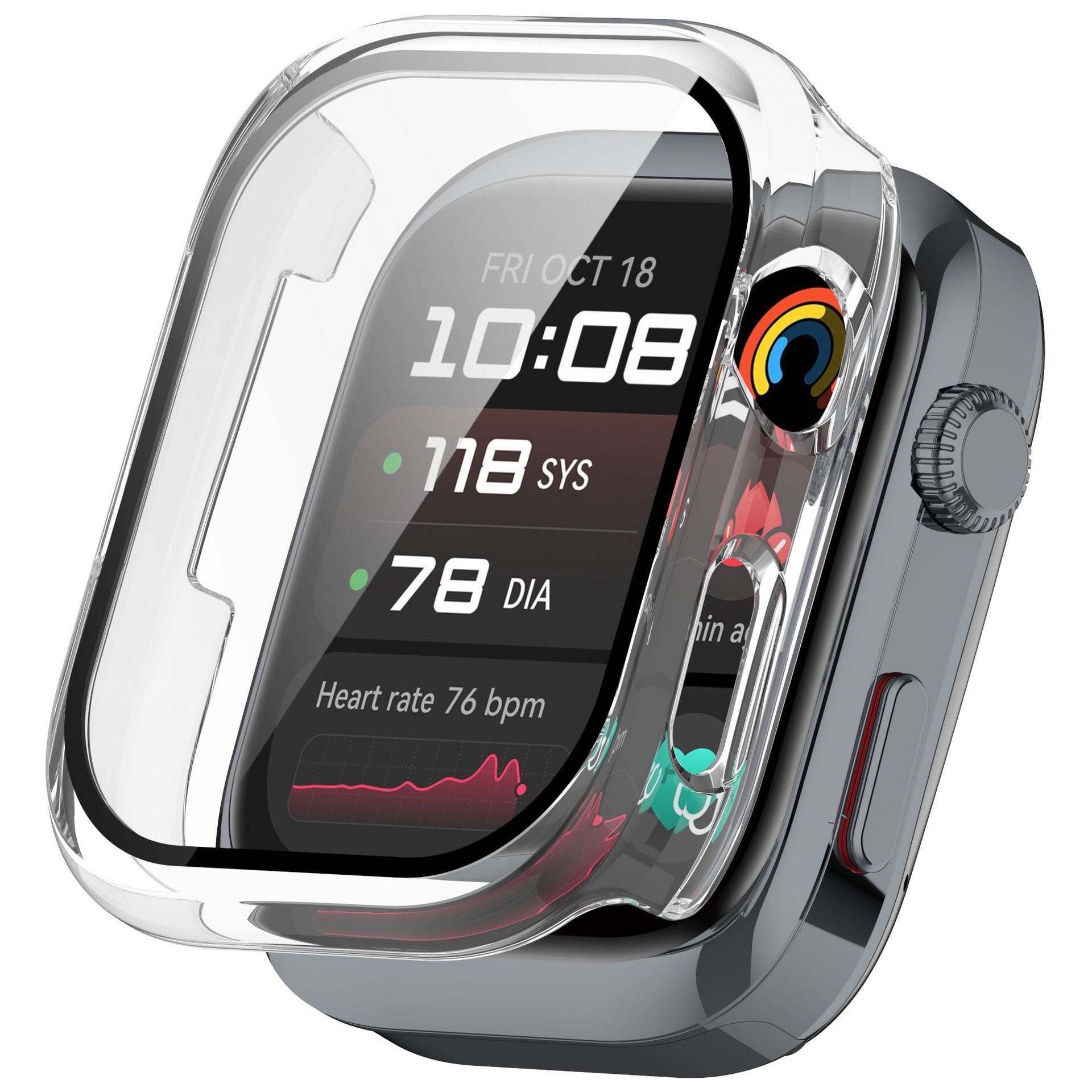 Huawei Watch D2 hard case met glas (transparant)