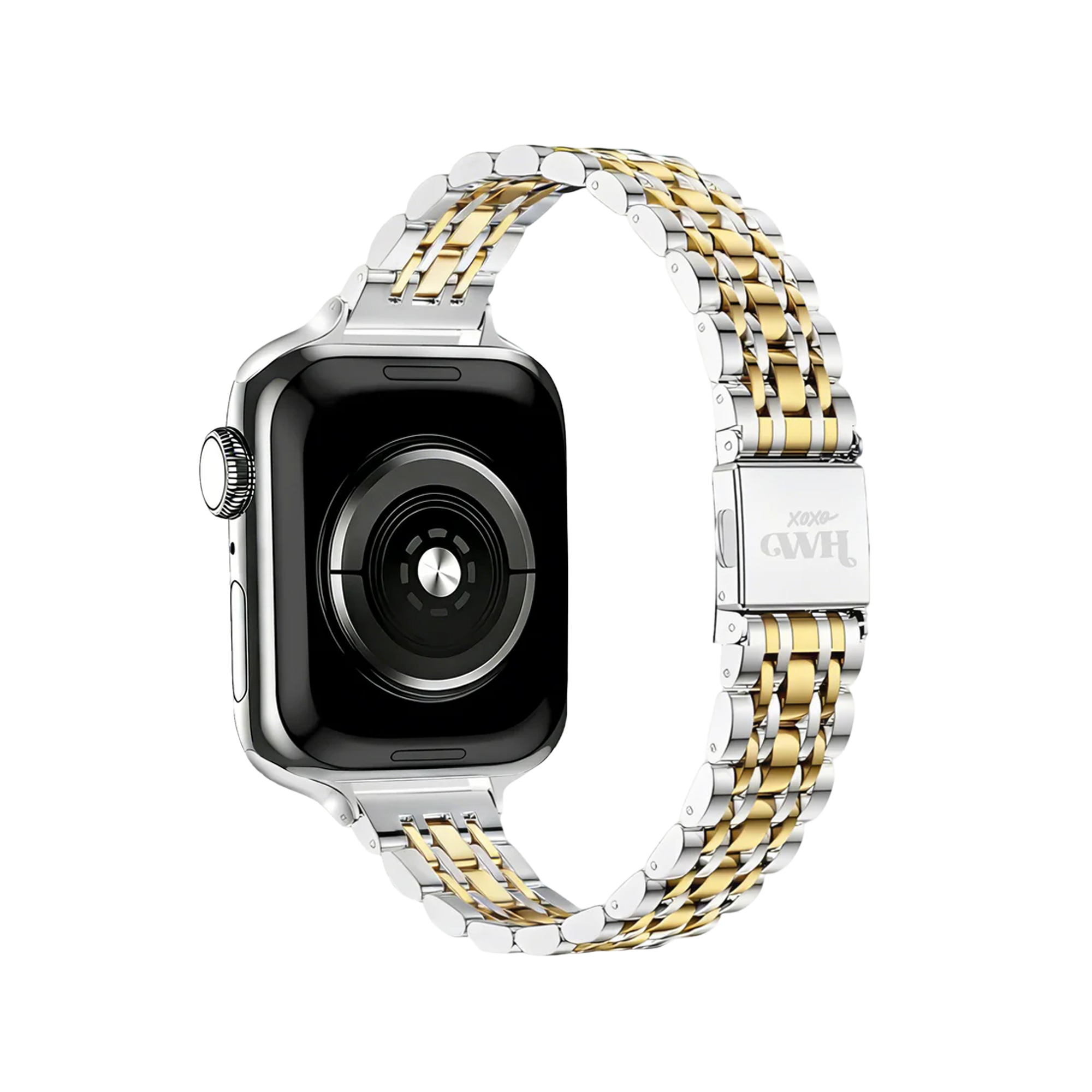 xoxo Wildhearts Apple Watch stalen bandje 'slim' (zilver/goud)