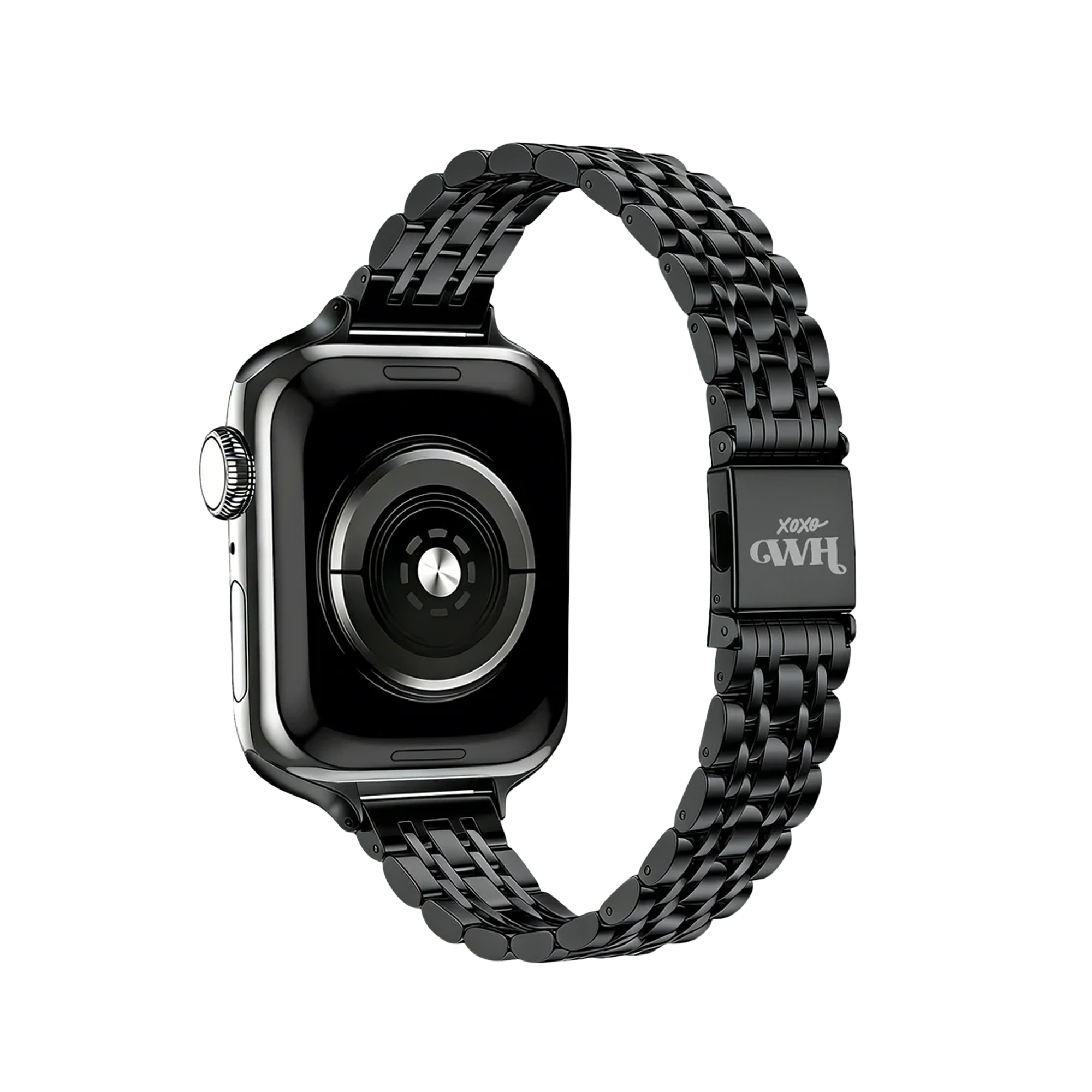 xoxo Wildhearts Apple Watch stalen bandje 'slim' (zwart)