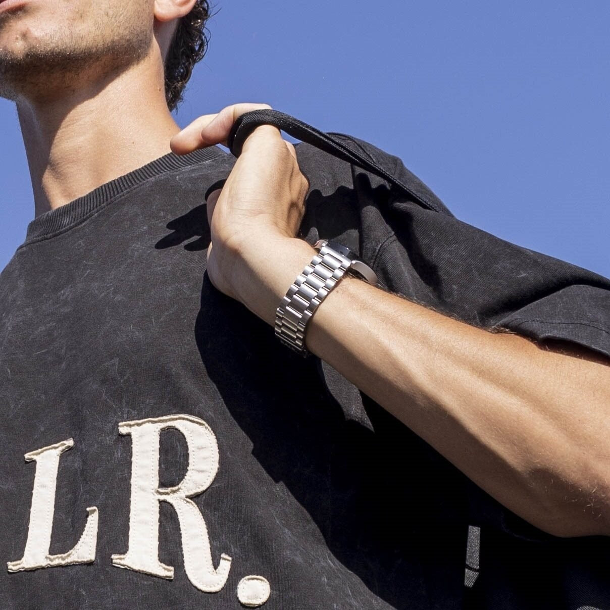 BALR Amazfit GTS 3 stalen band (zilver)