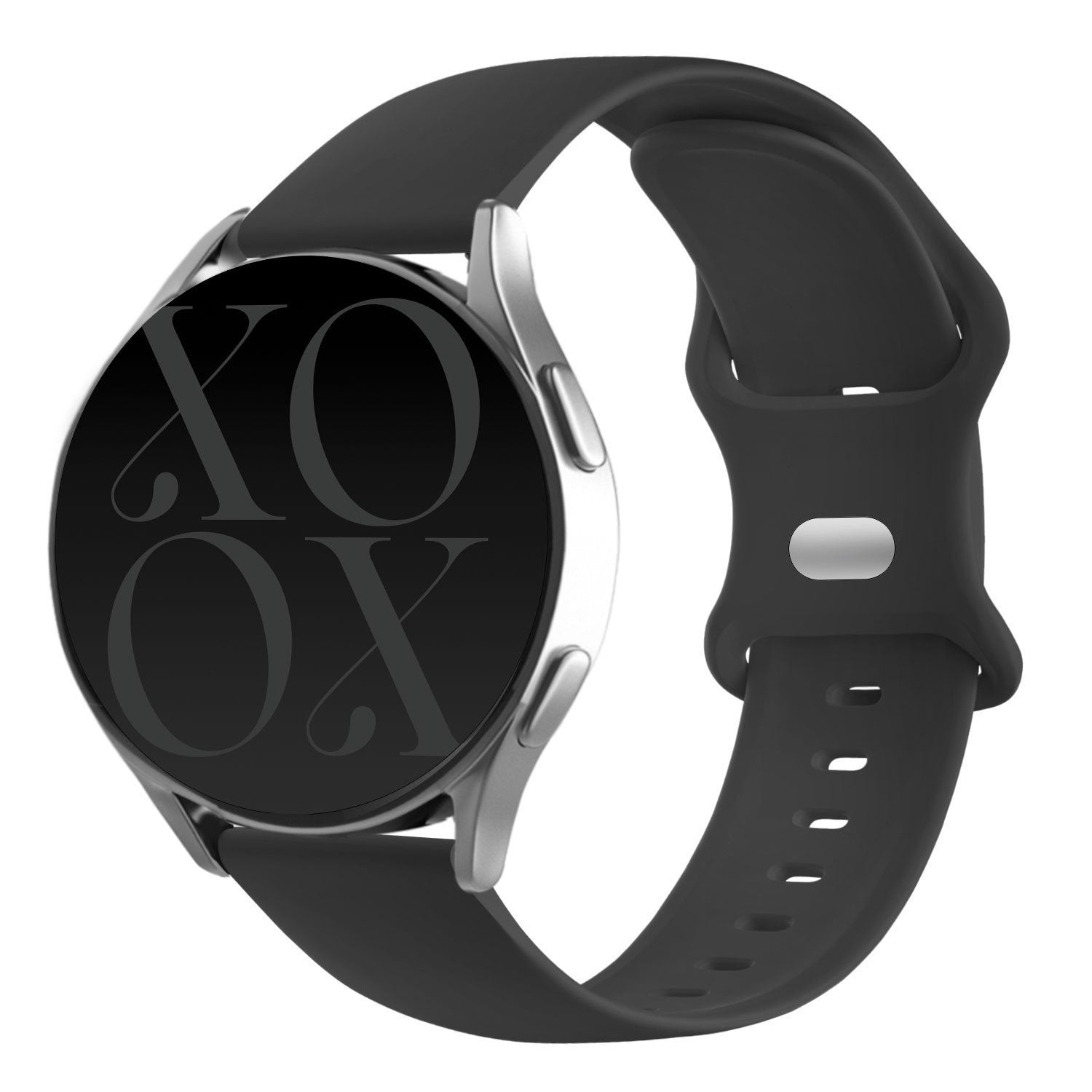 xoxo Wildhearts Fossil Gen 5 Silicone Strap (Black)