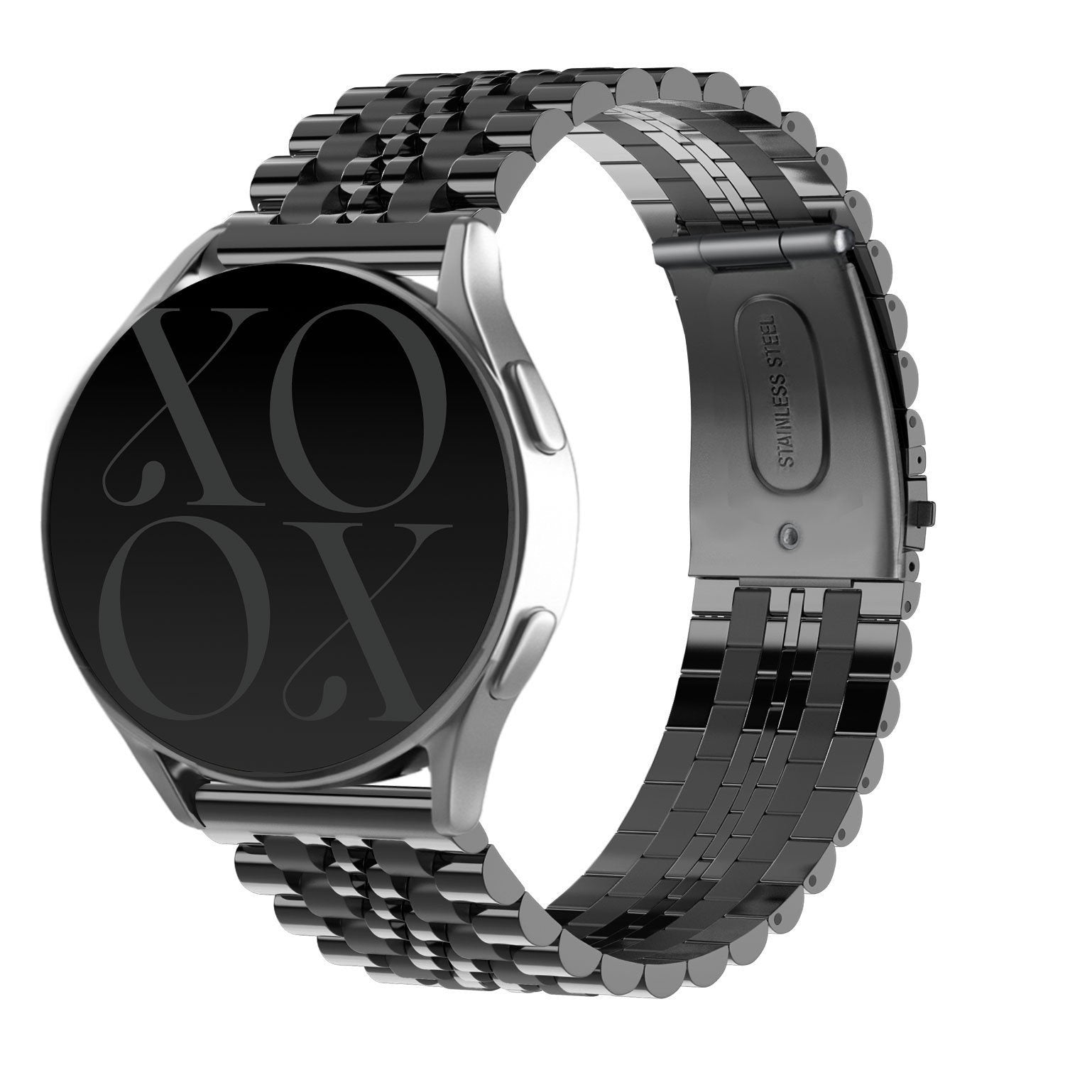 xoxo Wildhearts Samsung Gear S3 Steel Strap (Black)