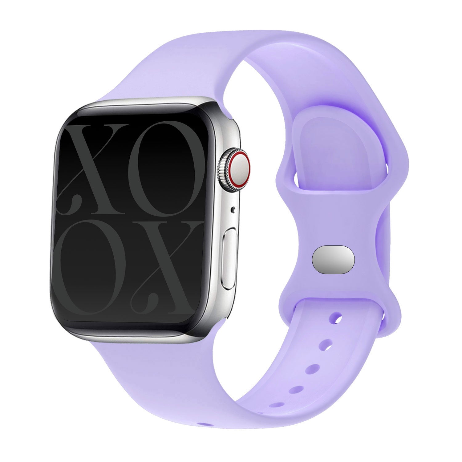 xoxo Wildhearts Apple Watch siliconen bandje (paars)