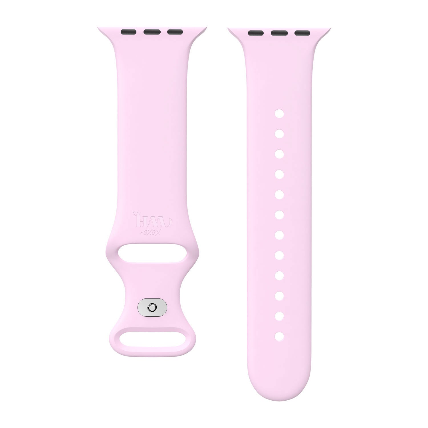 xoxo Wildhearts Apple Watch siliconen bandje (roze)