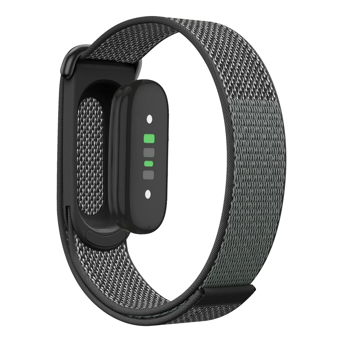 Bandz Fitbit Air nylon band 'Classic' (zwart)