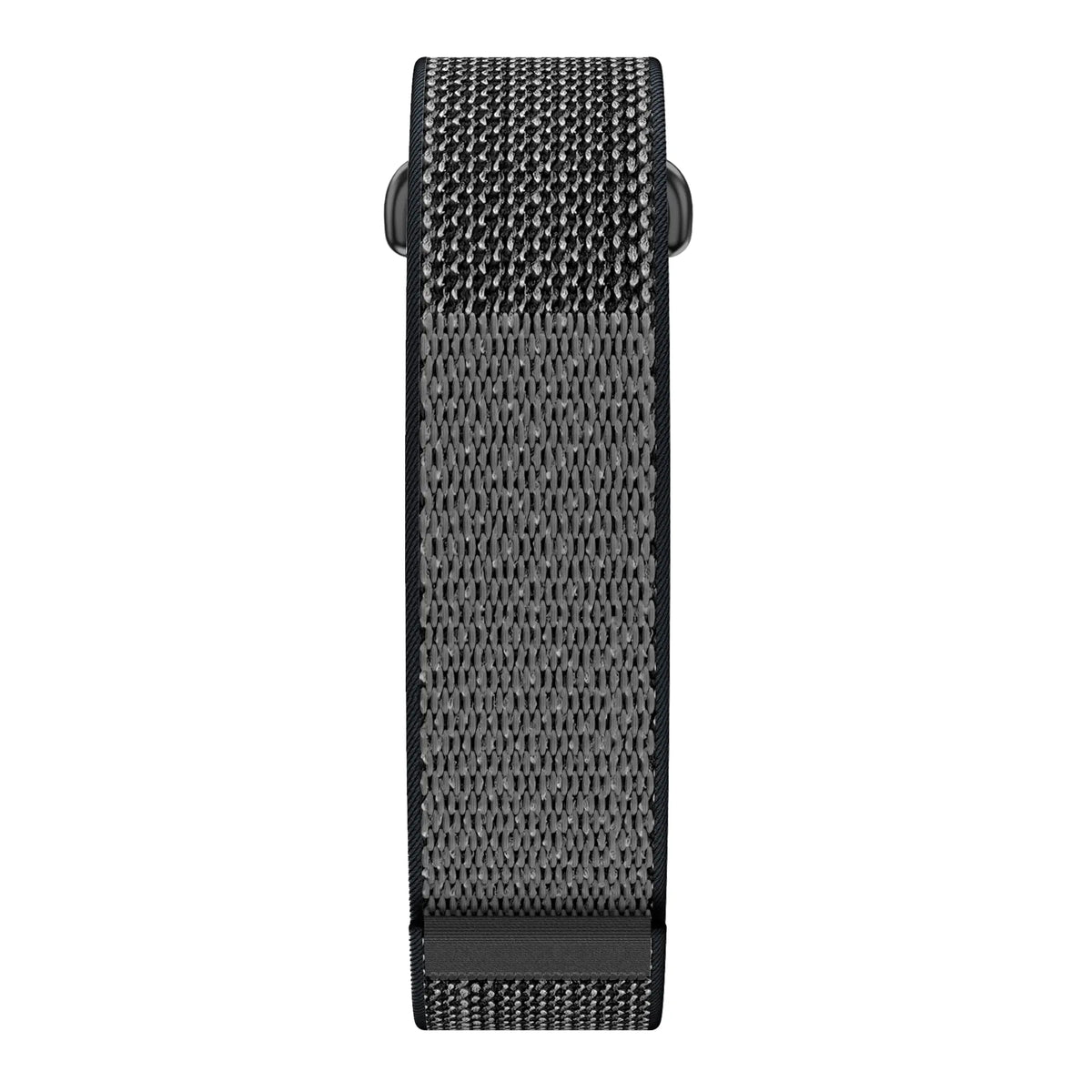 Bandz Fitbit Air nylon band 'Classic' (zwart)