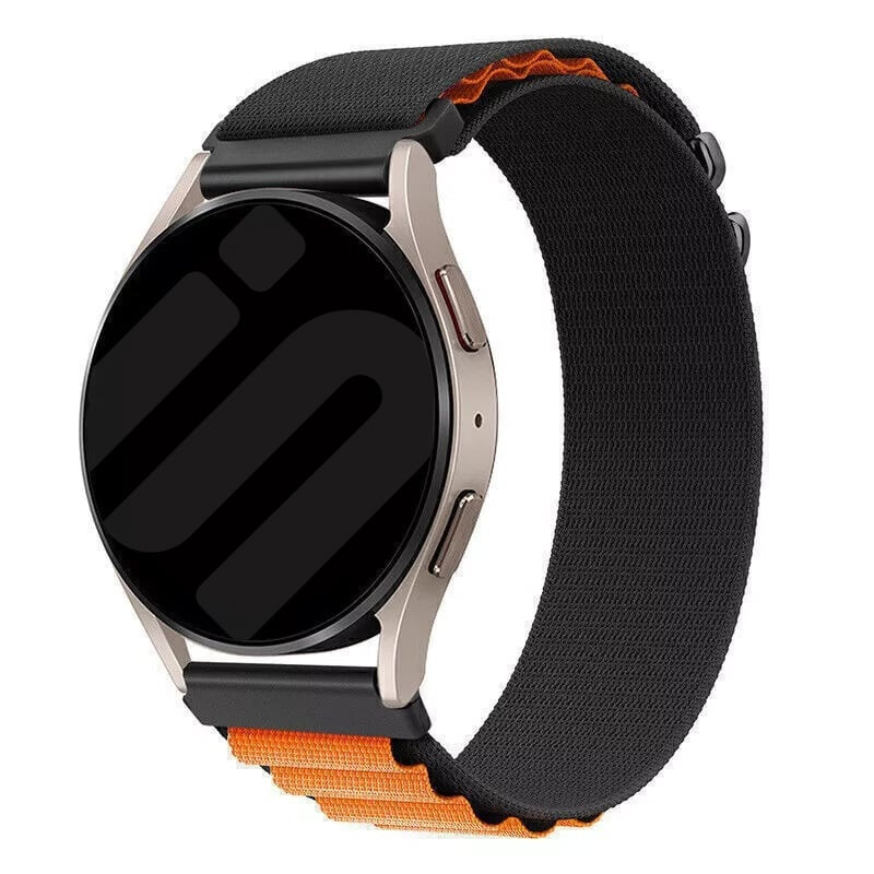 Huawei Watch GT 6 Pro - 46mm Alpine Nylon Strap (Black/Orange)