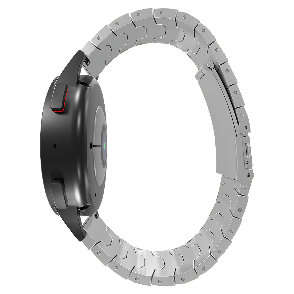 Xiaomi Amazfit Bip Steel Iron Strap (Silver/Black)
