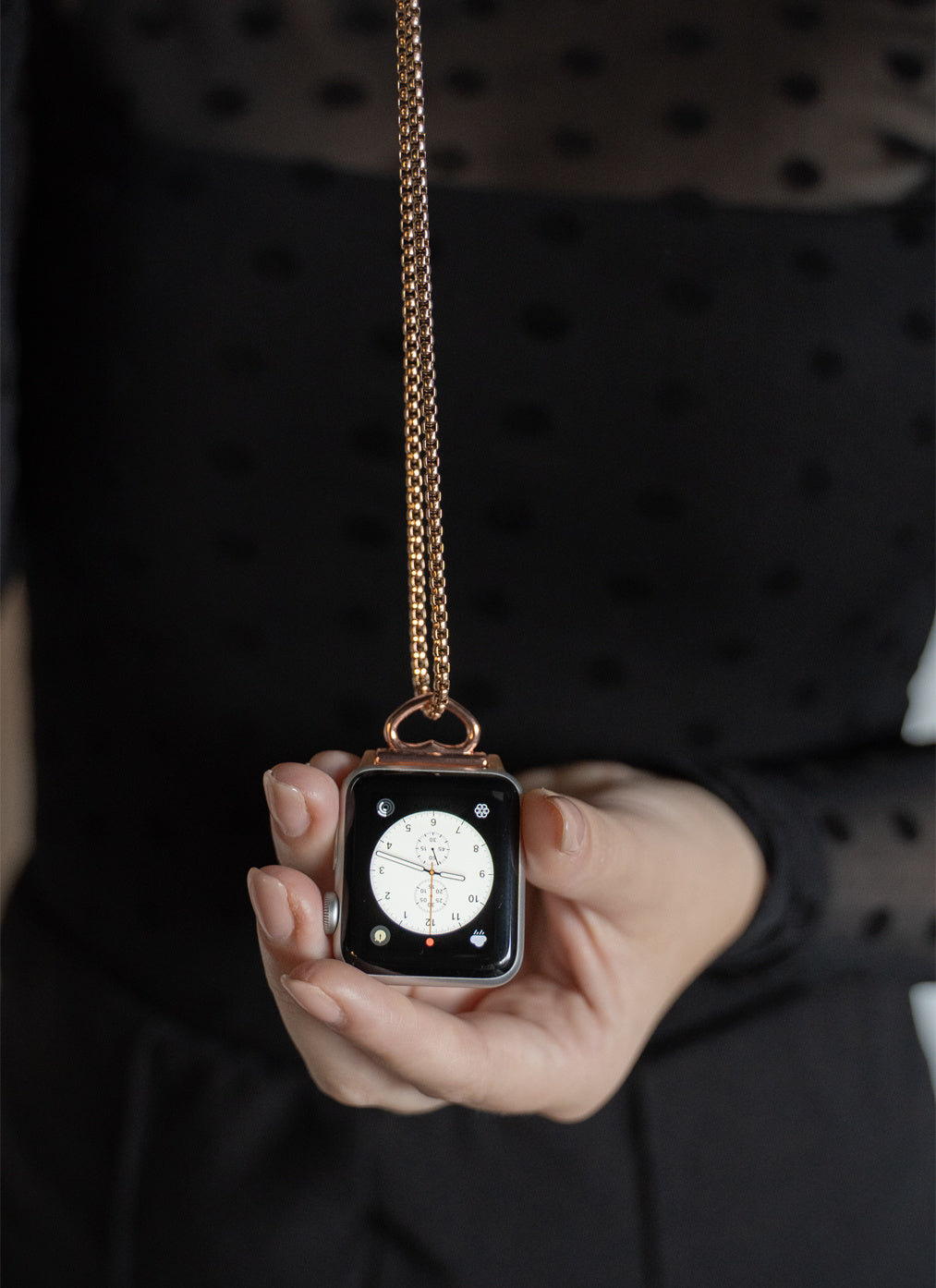 Apple Watch Necklace with Heart