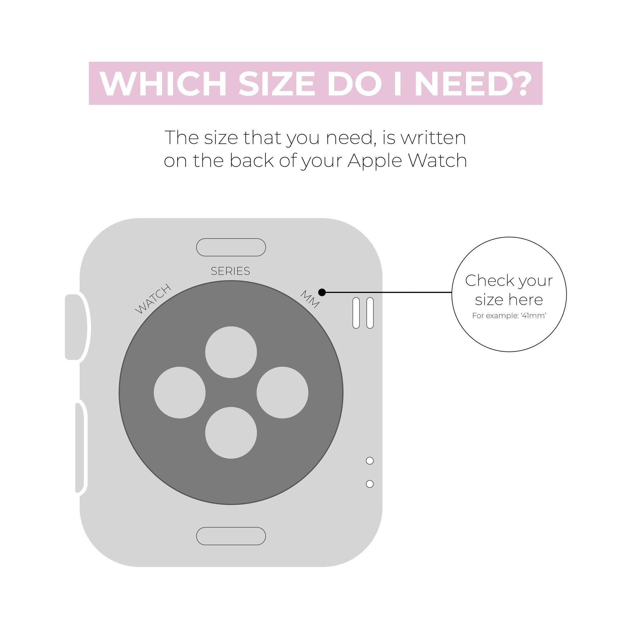 xoxo Wildhearts Apple Watch nylon bandje (sterrenlicht)