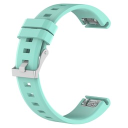 Garmin Instinct 3 - 45mm glossy silicone band (aqua)