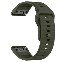 Garmin Instinct 3 - 50mm outdoor siliconen band (legergroen)