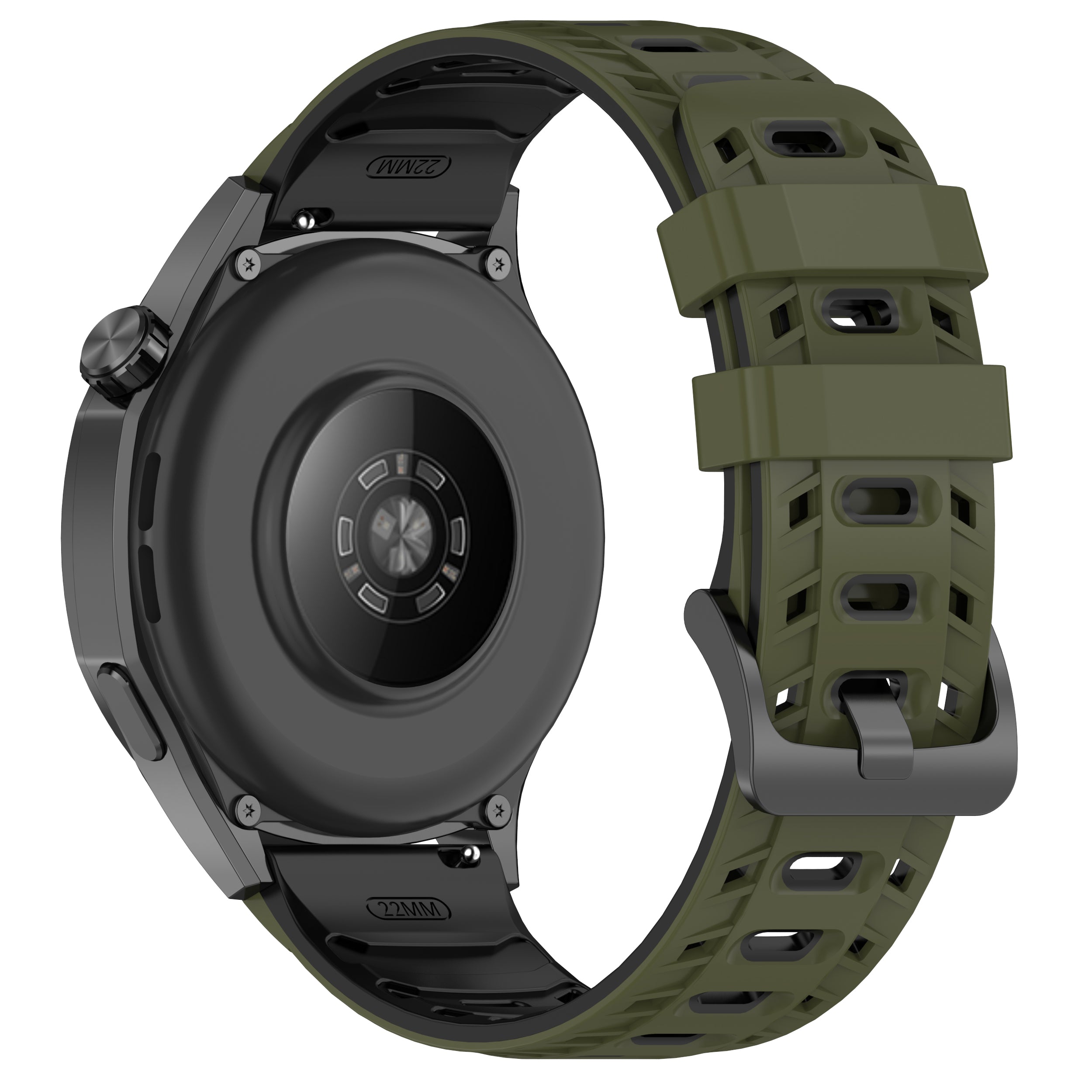 Suunto 9 Peak mecha sport band (groen/zwart)