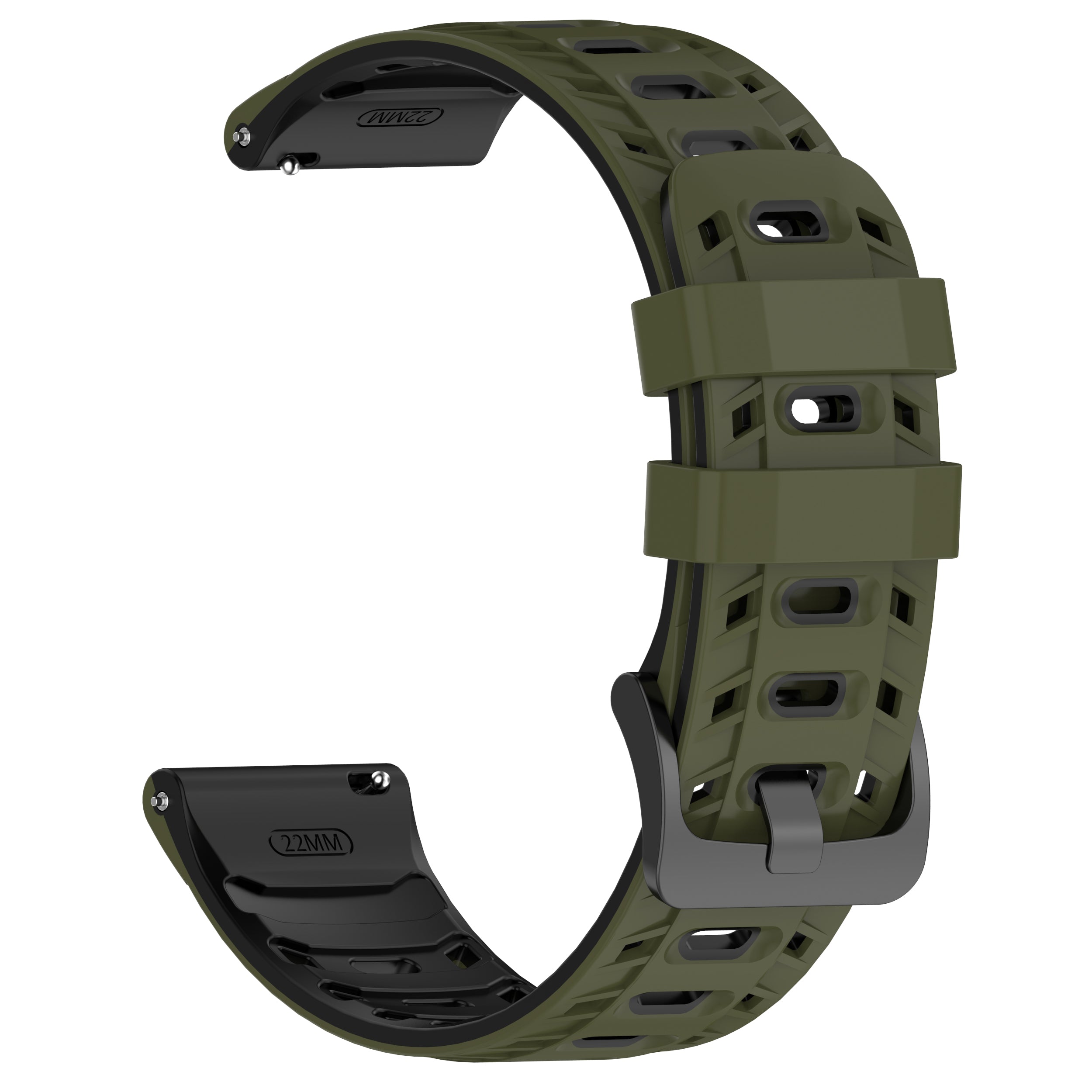Suunto 9 Peak mecha sport band (groen/zwart)