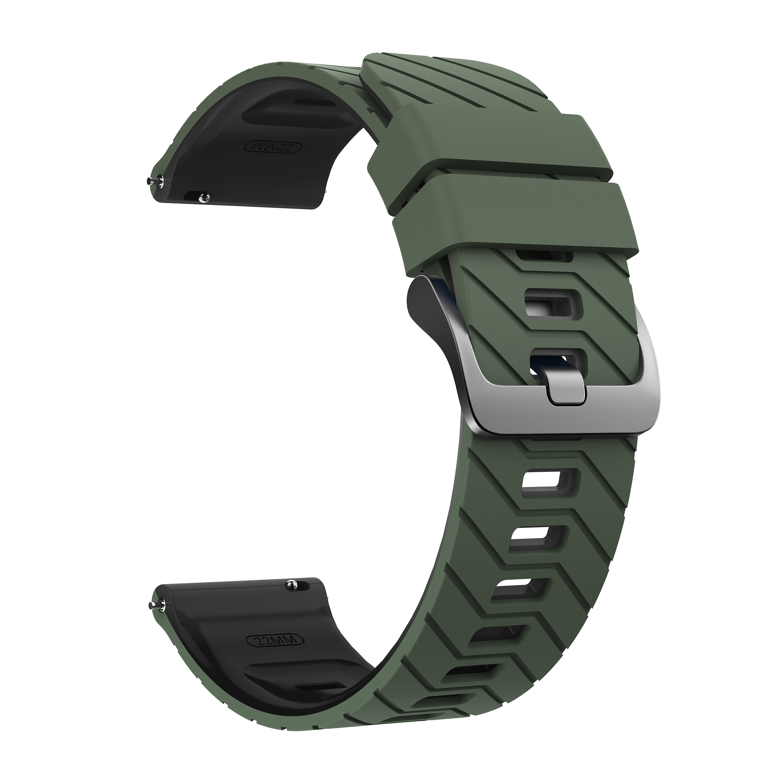 Suunto 9 Peak twill sport band (groen/zwart)