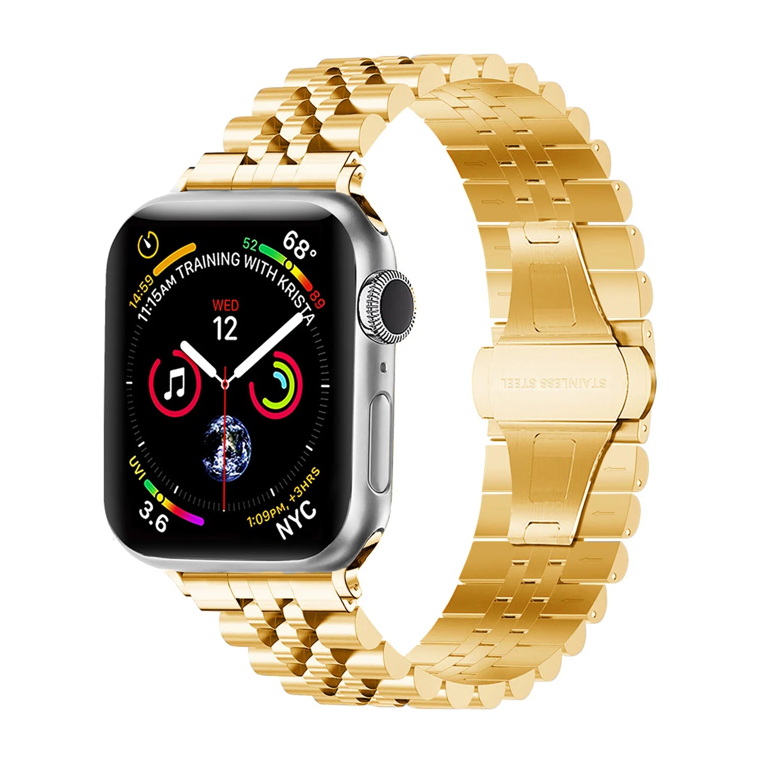 Apple Watch Ultra Jubilee stalen band (goud)