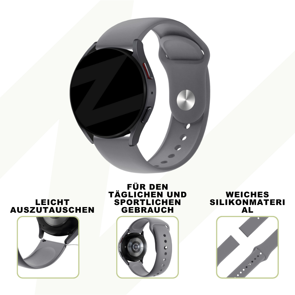 Bandz Coros Pace 2 sport band 'Deluxe' (grijs)
