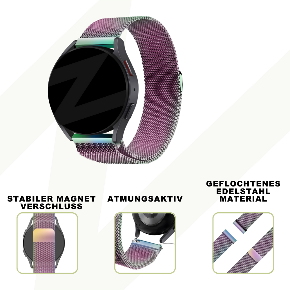 Bandz Coros Apex 2 Milanese Loop Strap (Rainbow)