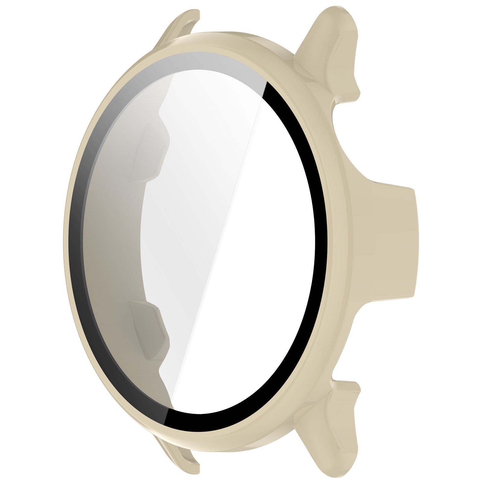 Garmin Vivoactive 6 hard case met glas (beige)