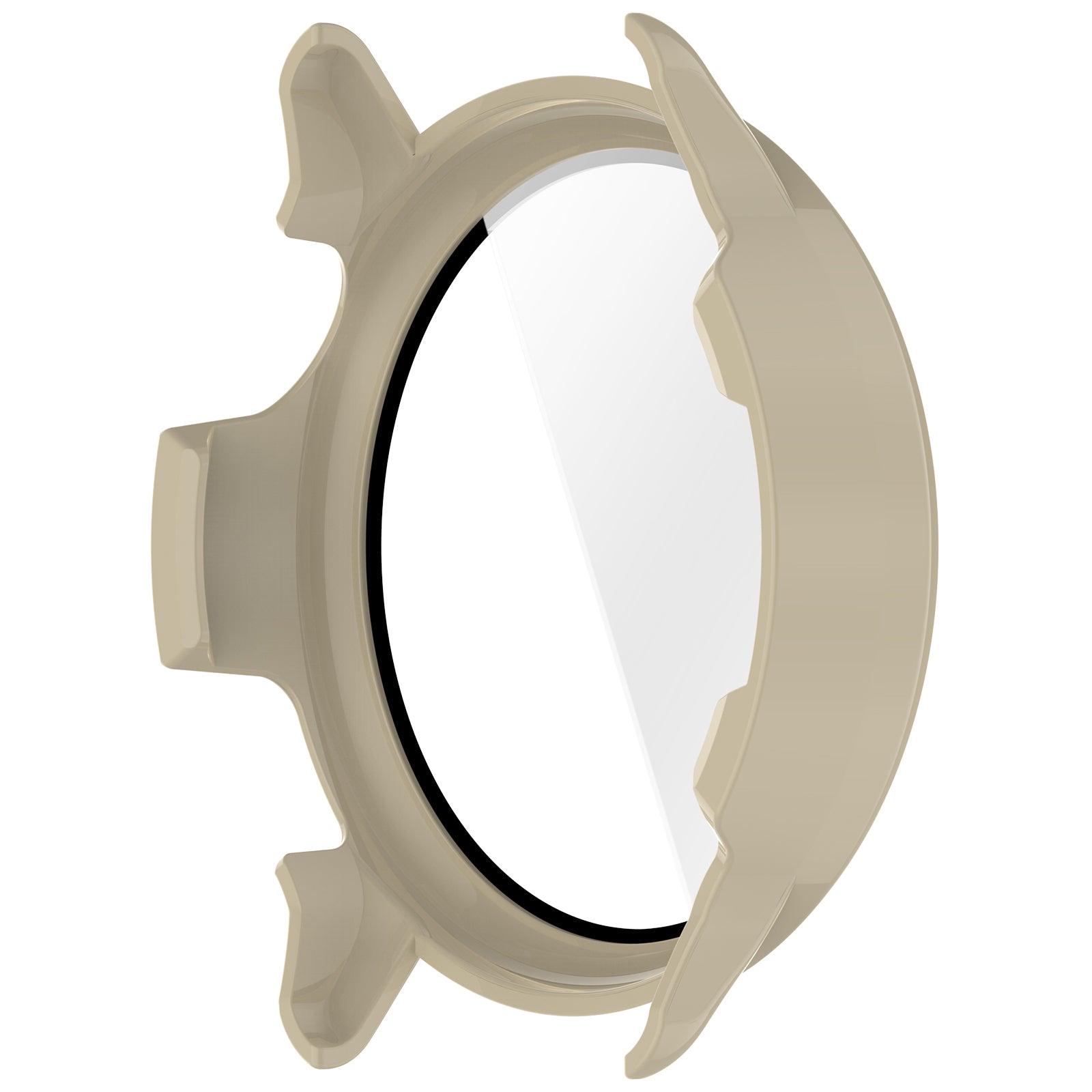 Garmin Vivoactive 6 hard case met glas (beige)