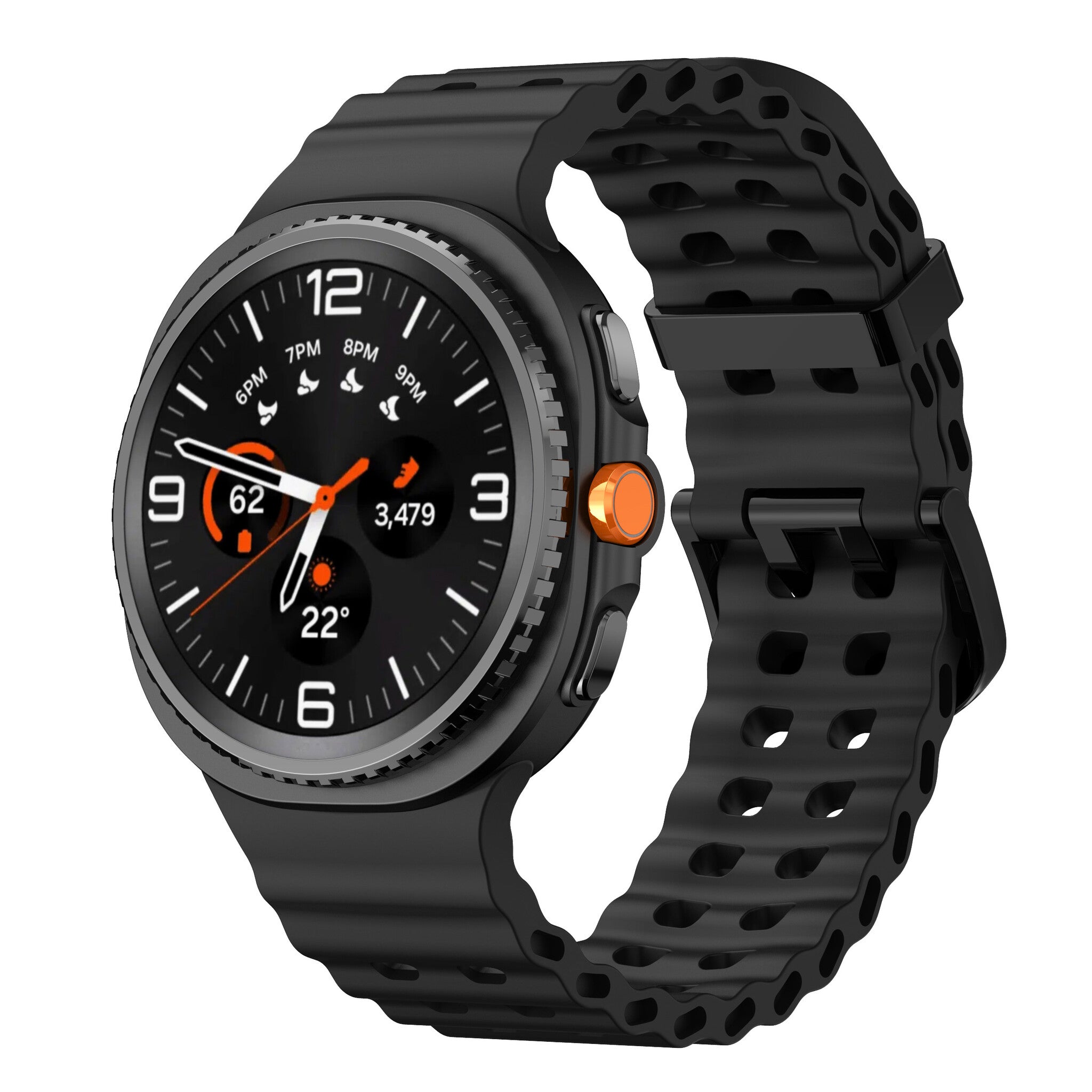 Samsung Galaxy Watch 8 - 44mm Ocean bandje (zwart)