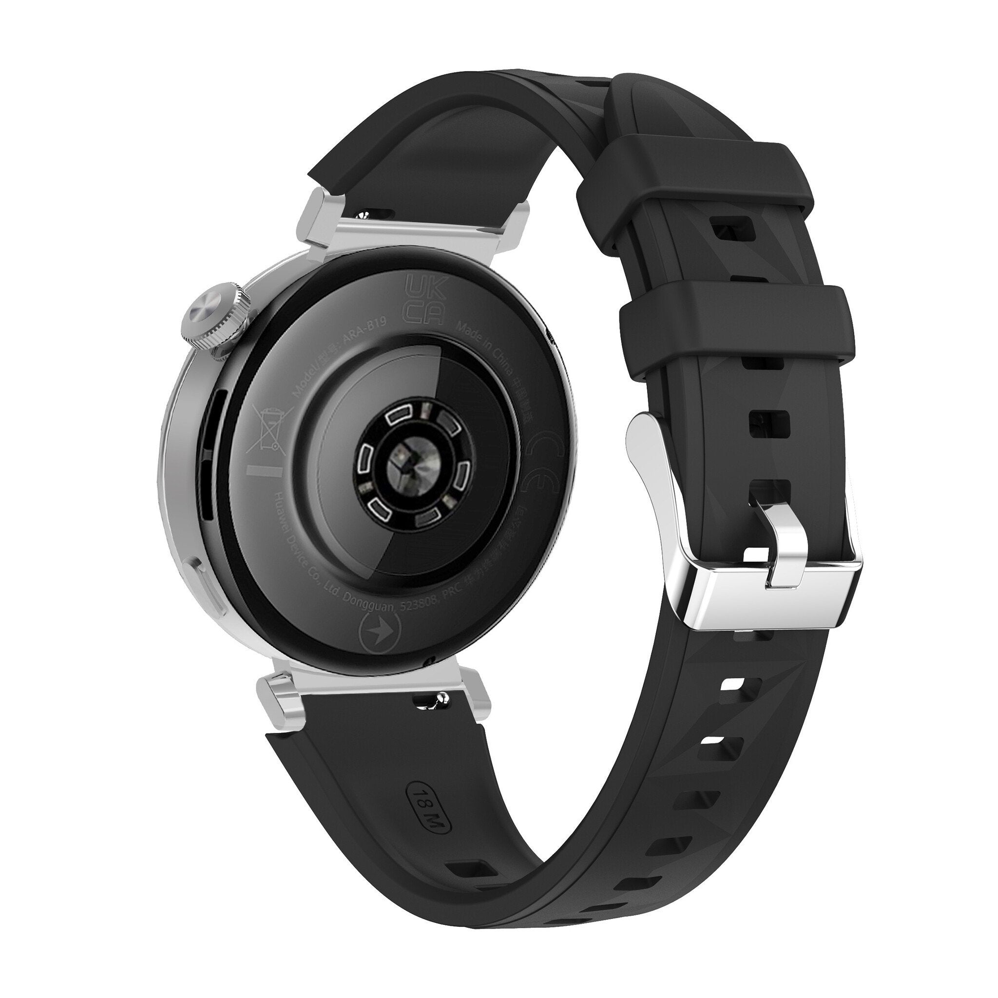 OnePlus Watch 3 - 43mm premium silicone band (zwart)