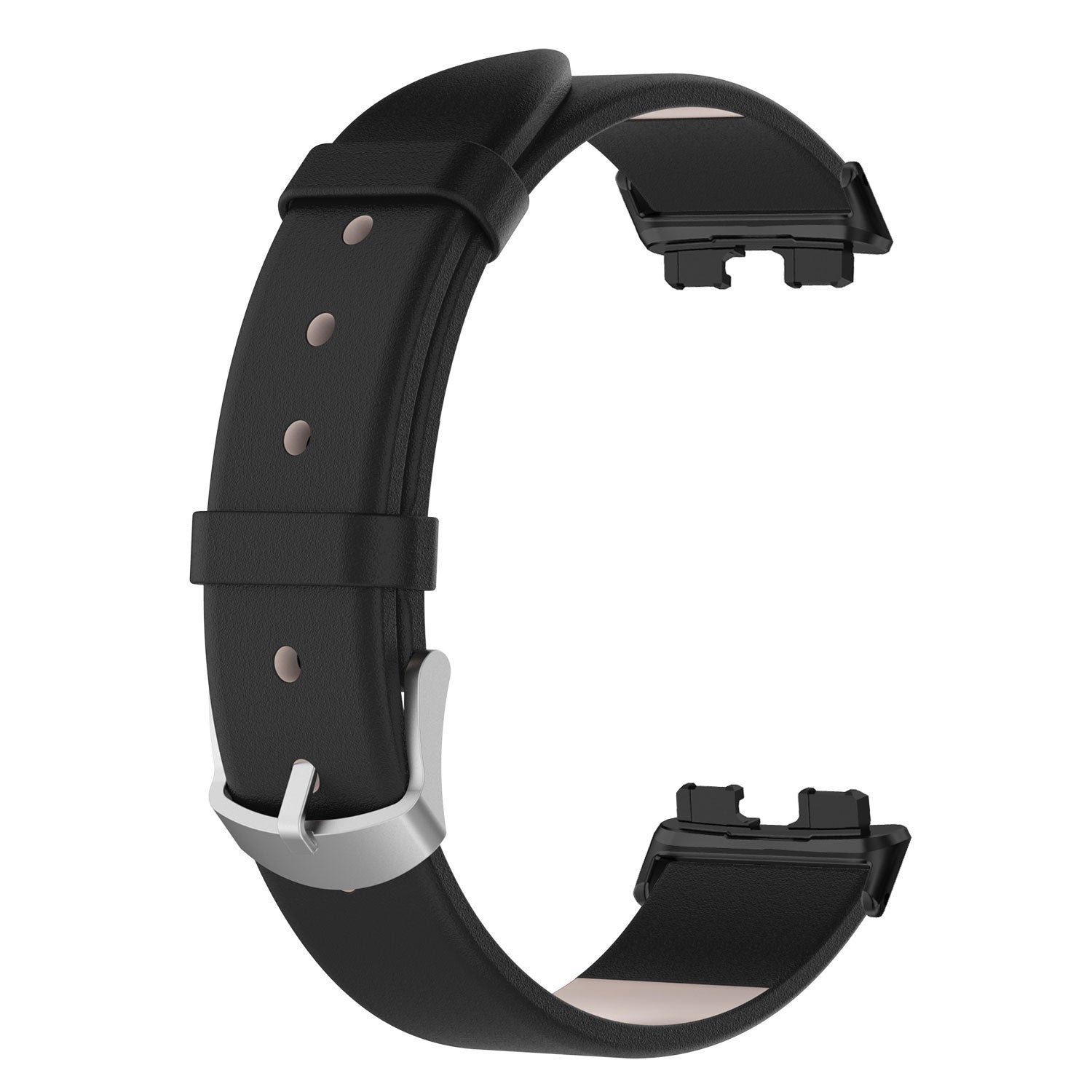 Huawei Band 10 leren bandje (zwart)