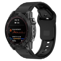 Garmin Instinct 3 - 45mm outdoor siliconen band (zwart)