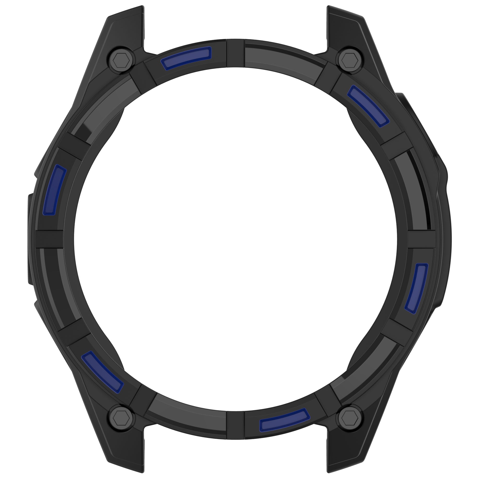 Garmin Quatix 8 - 47mm Rugged TPU case (zwart/blauw)