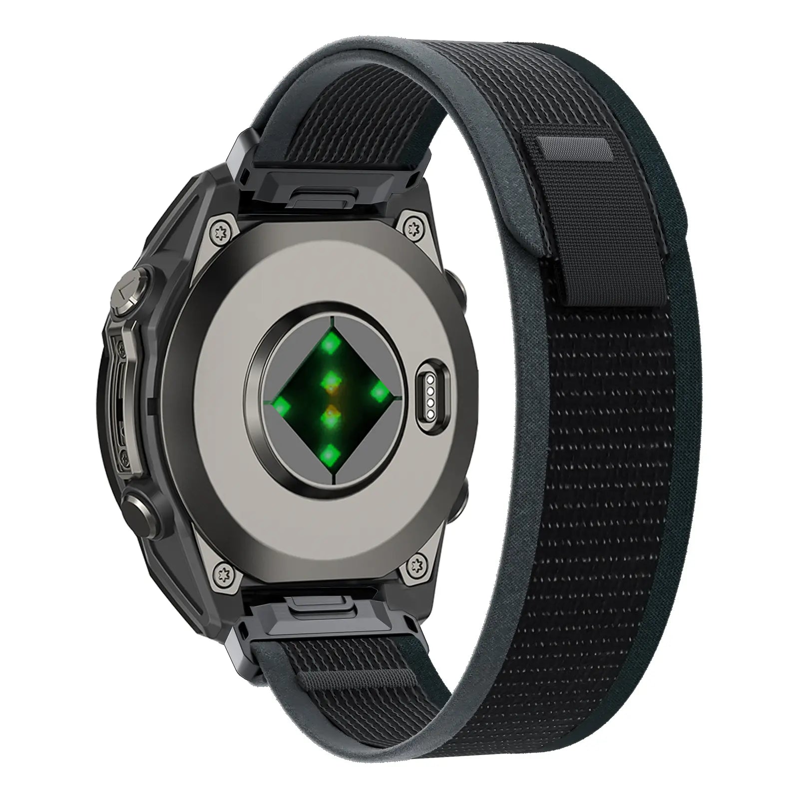 Garmin Fenix 7x Premium Trail Loop Strap (Black/Green)