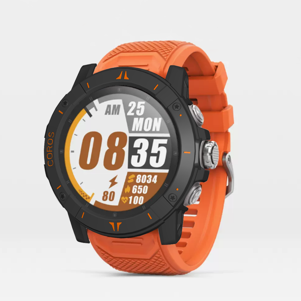 Coros Vertix 2s PC hard case (zwart-oranje)