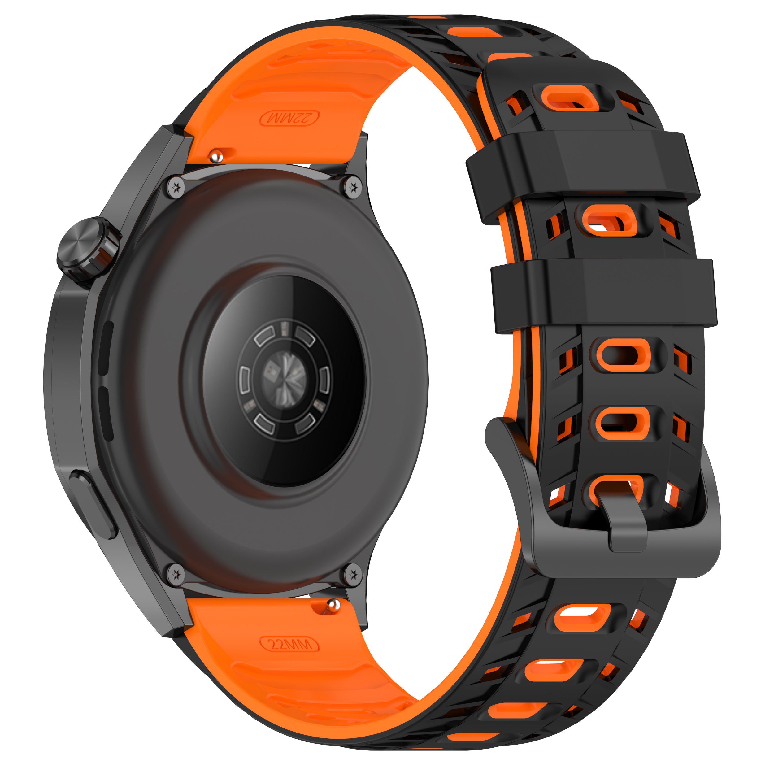 Suunto 9 Peak mecha sport band (zwart/oranje)