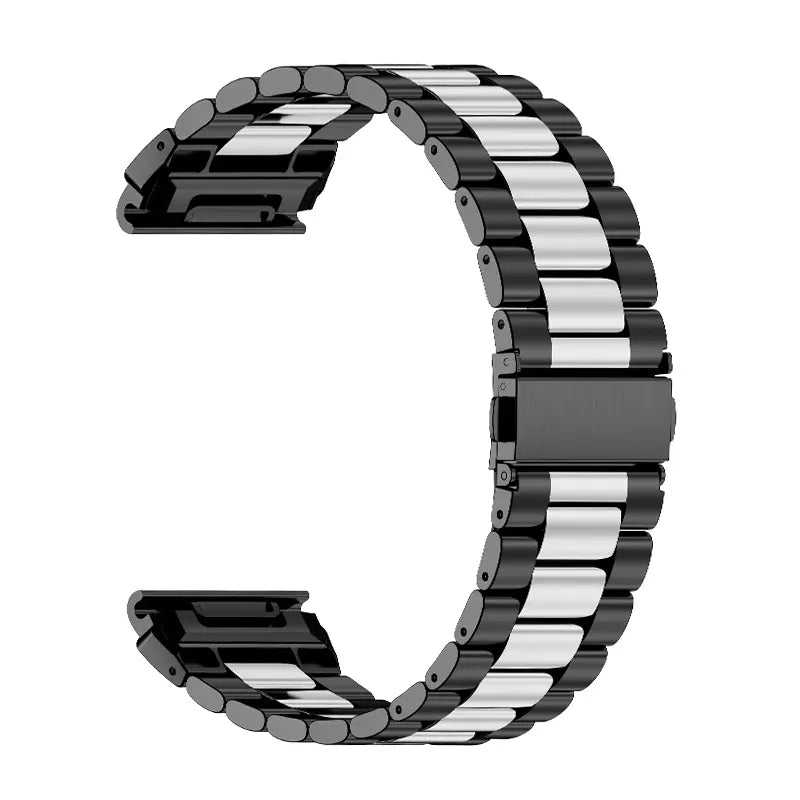 Garmin Quatix 8 Pro - 47mm premium stalen band (zwart/zilver)