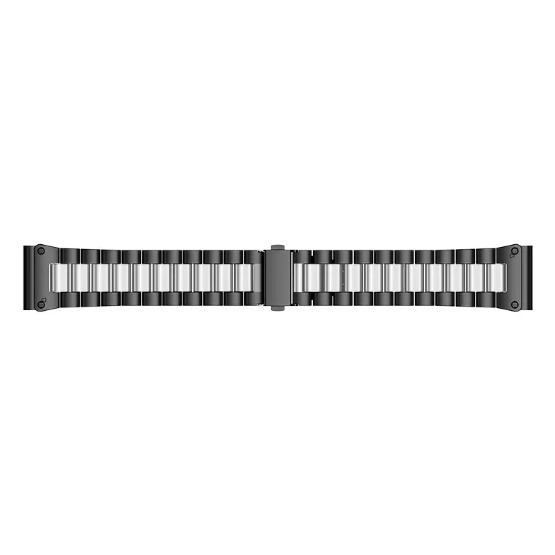 Garmin Quatix 8 Pro - 47mm premium stalen band (zwart/zilver)