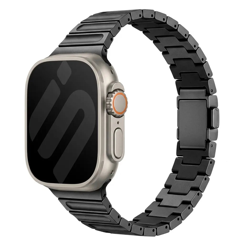 Apple Watch Ultra magetische titanium band (zwart)