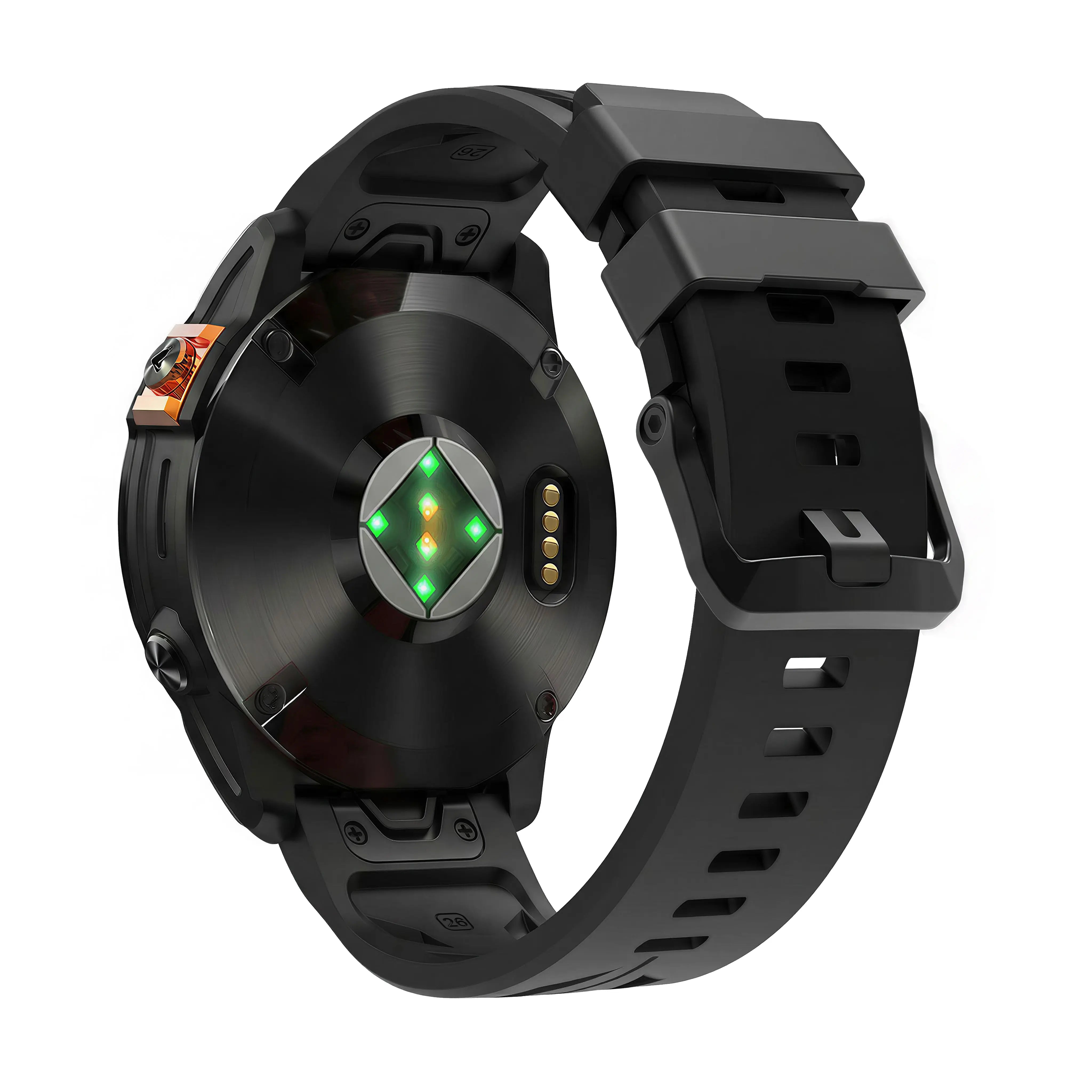 Garmin Quatix 8 Pro - 47mm race siliconen band (zwart)