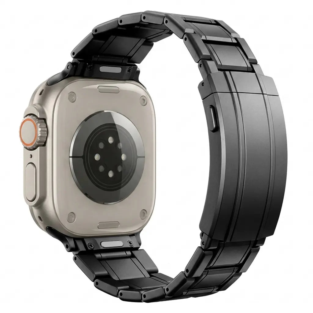 Apple Watch Adjustable Titanium Strap (Black)