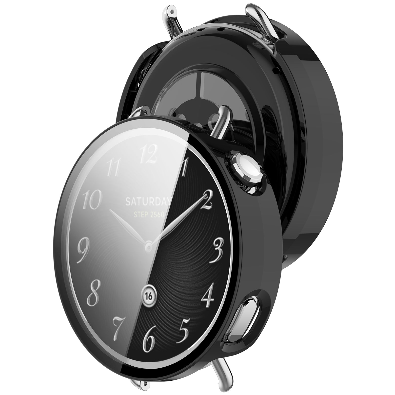 Xiaomi Watch S4 - 41mm hard case met glas (zwart)