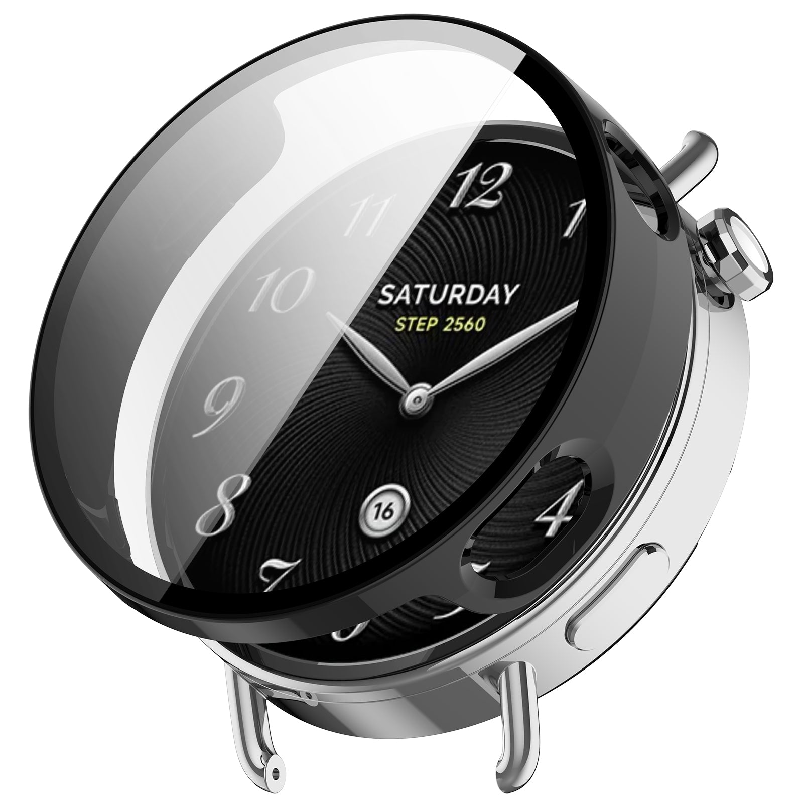 Xiaomi Watch S4 - 41mm hard case met glas (zwart)