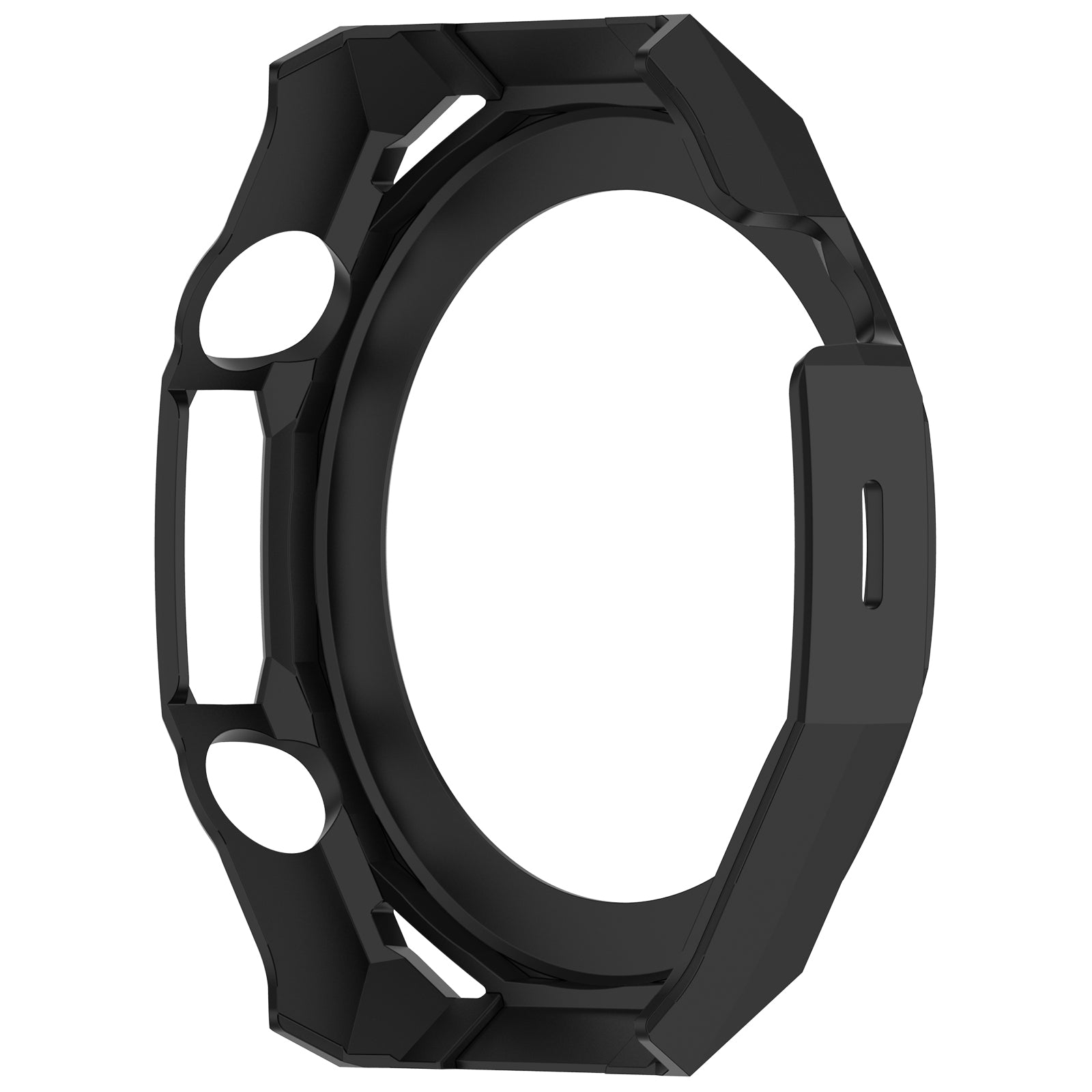 Huawei Watch Ultimate 2 PC case met glas (zwart)