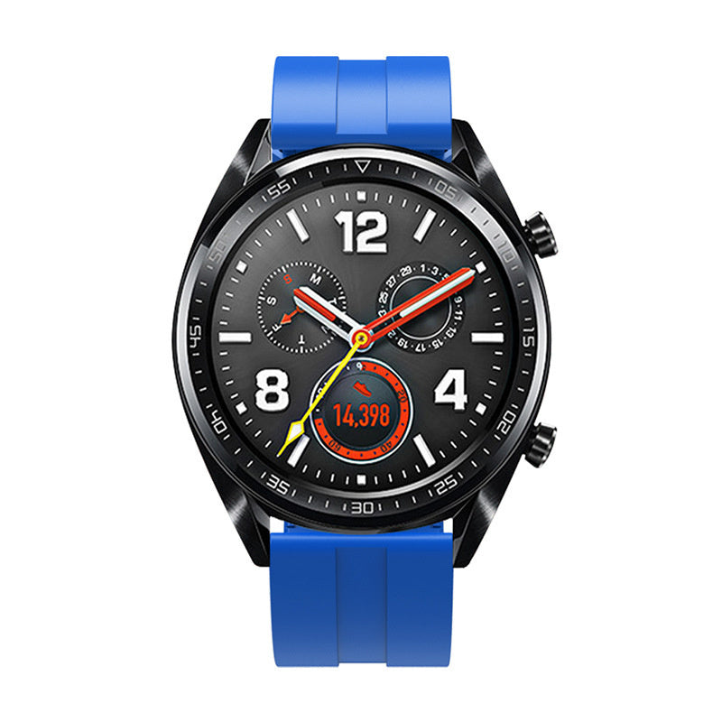 Huawei Watch GT 4 - 46mm extreme silicone band (blauw)