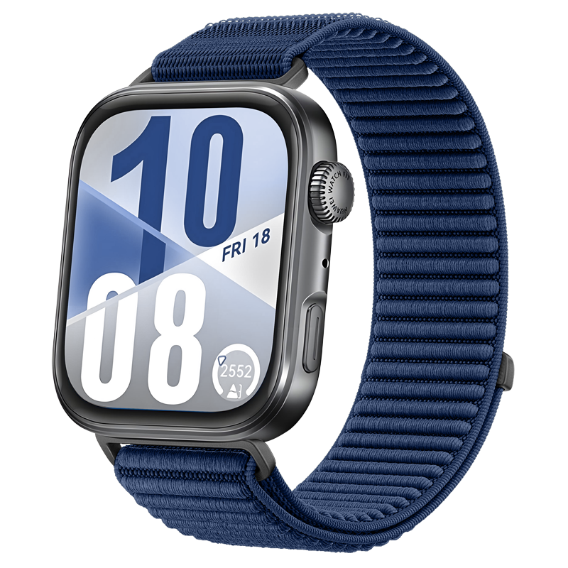 Huawei Watch Fit 3 nylon wave bandje (blauw)