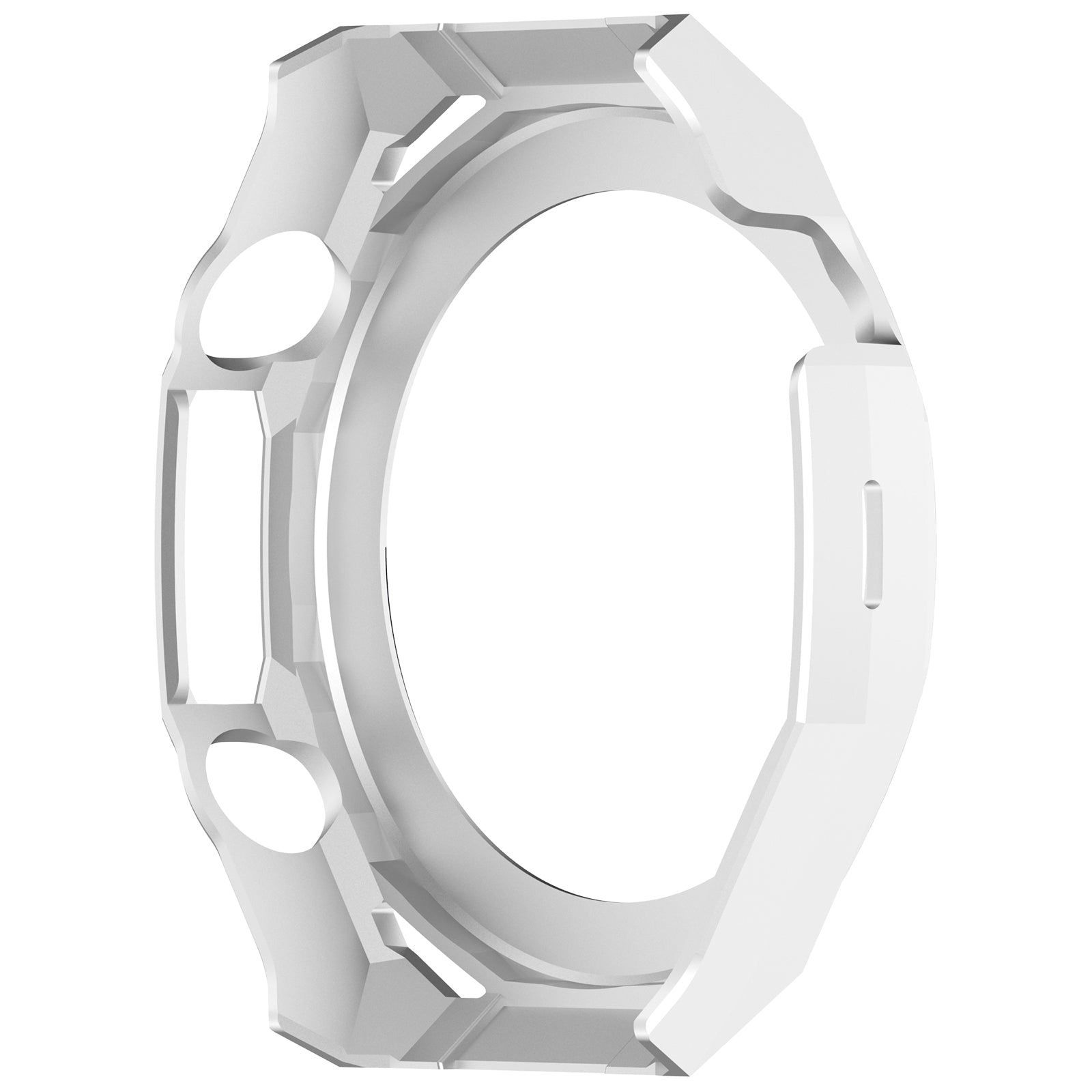 Huawei Watch Ultimate 2 PC case met glas (wit/blauw)