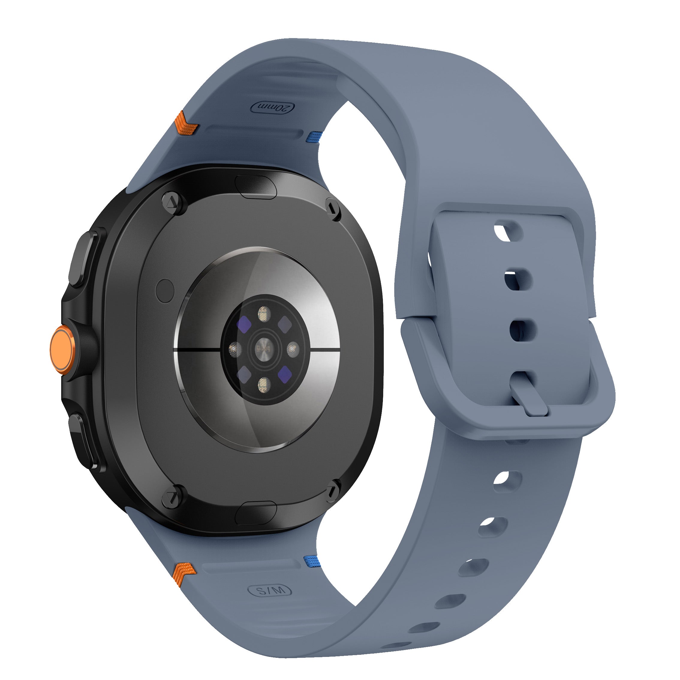 Samsung Galaxy Watch 8 Classic siliconen bandje (grijsblauw)