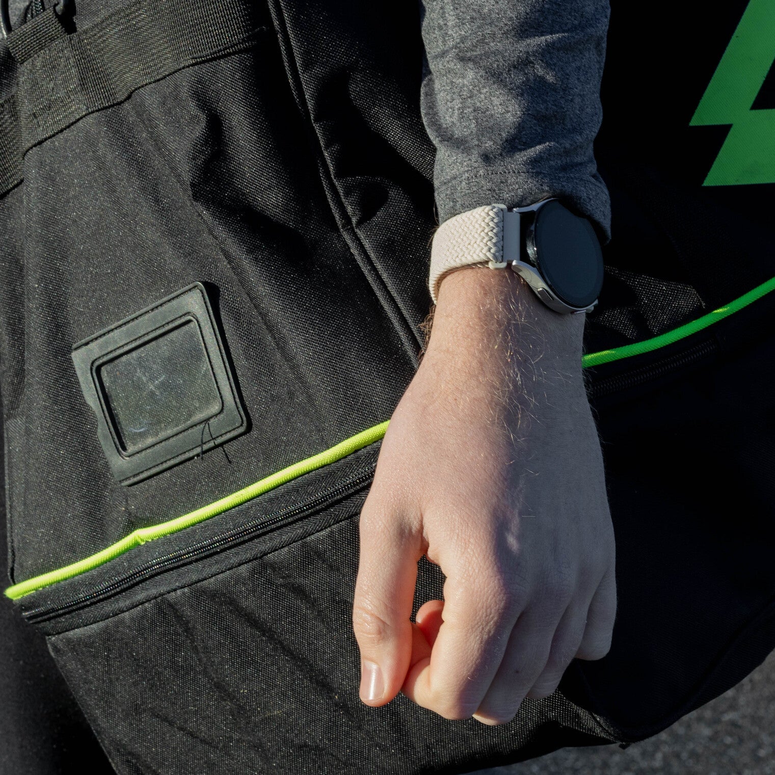 Samsung Galaxy Watch 42mm Braided Strap with P-Buckle (Starlight)