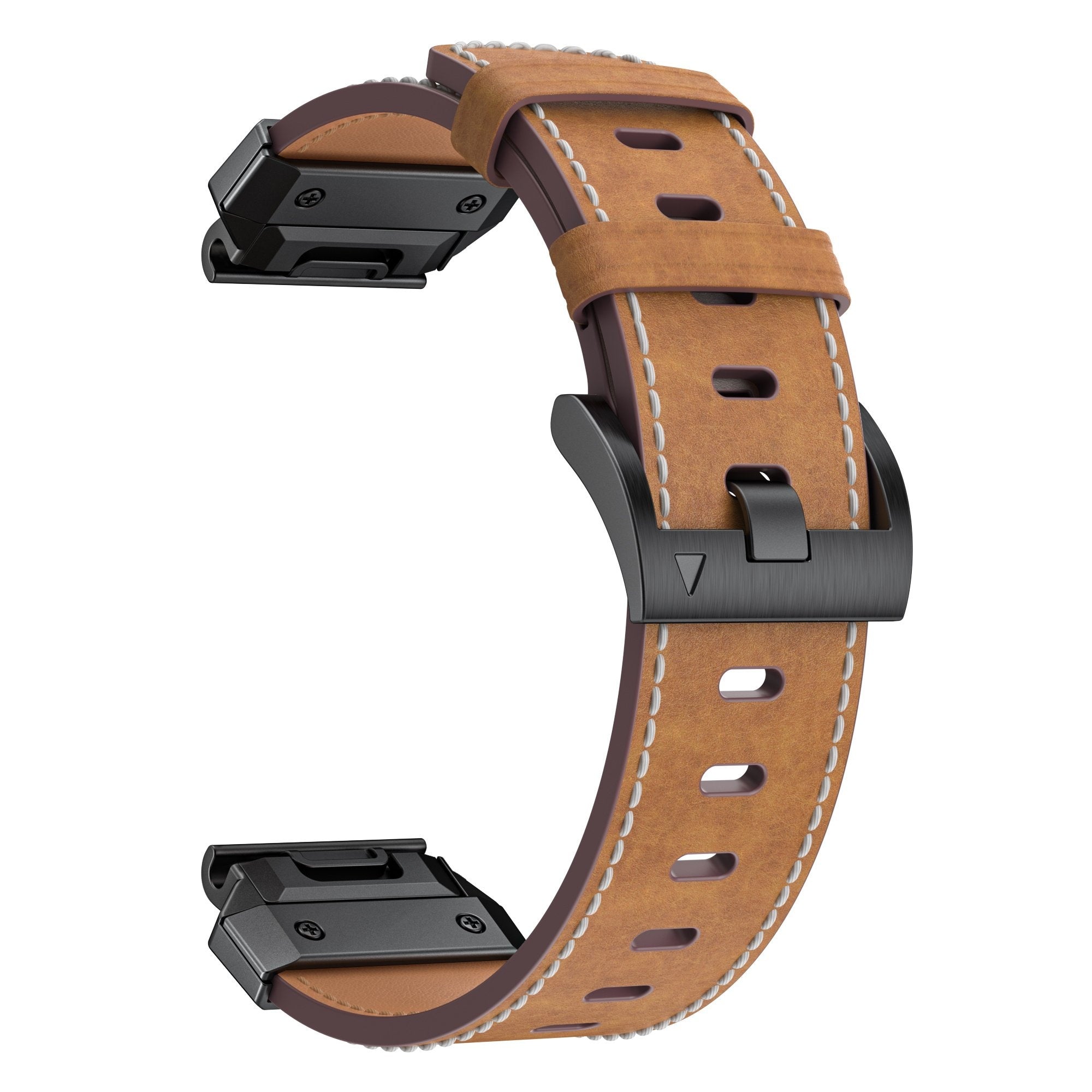 Garmin Forerunner 965 genuine leren bandje (bruin)