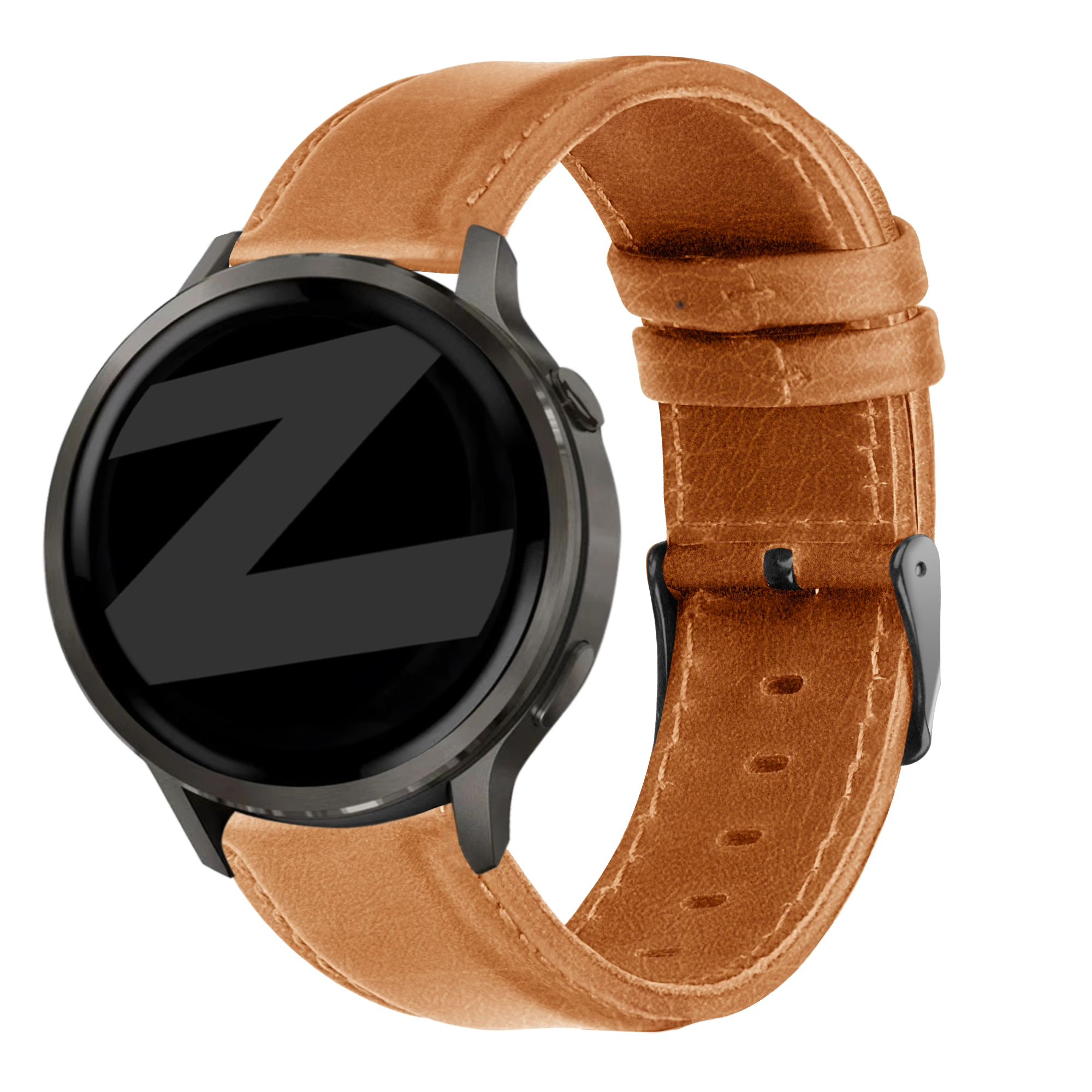 Bandz Garmin Venu 3 Leather Strap 'Classic' (Brown)