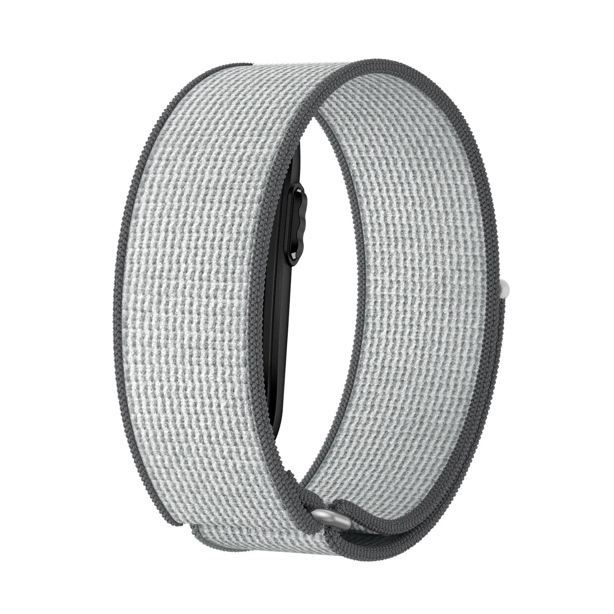 Bandz Garmin Cirqa nylon band voor biceps (grijs/wit)