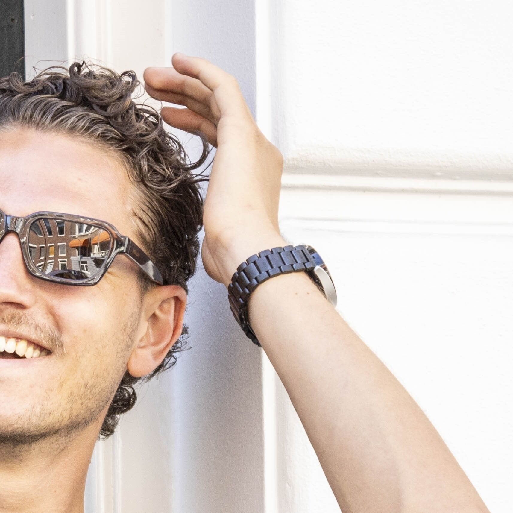 BALR Amazfit GTS 4 (Mini) stalen band (zwart)